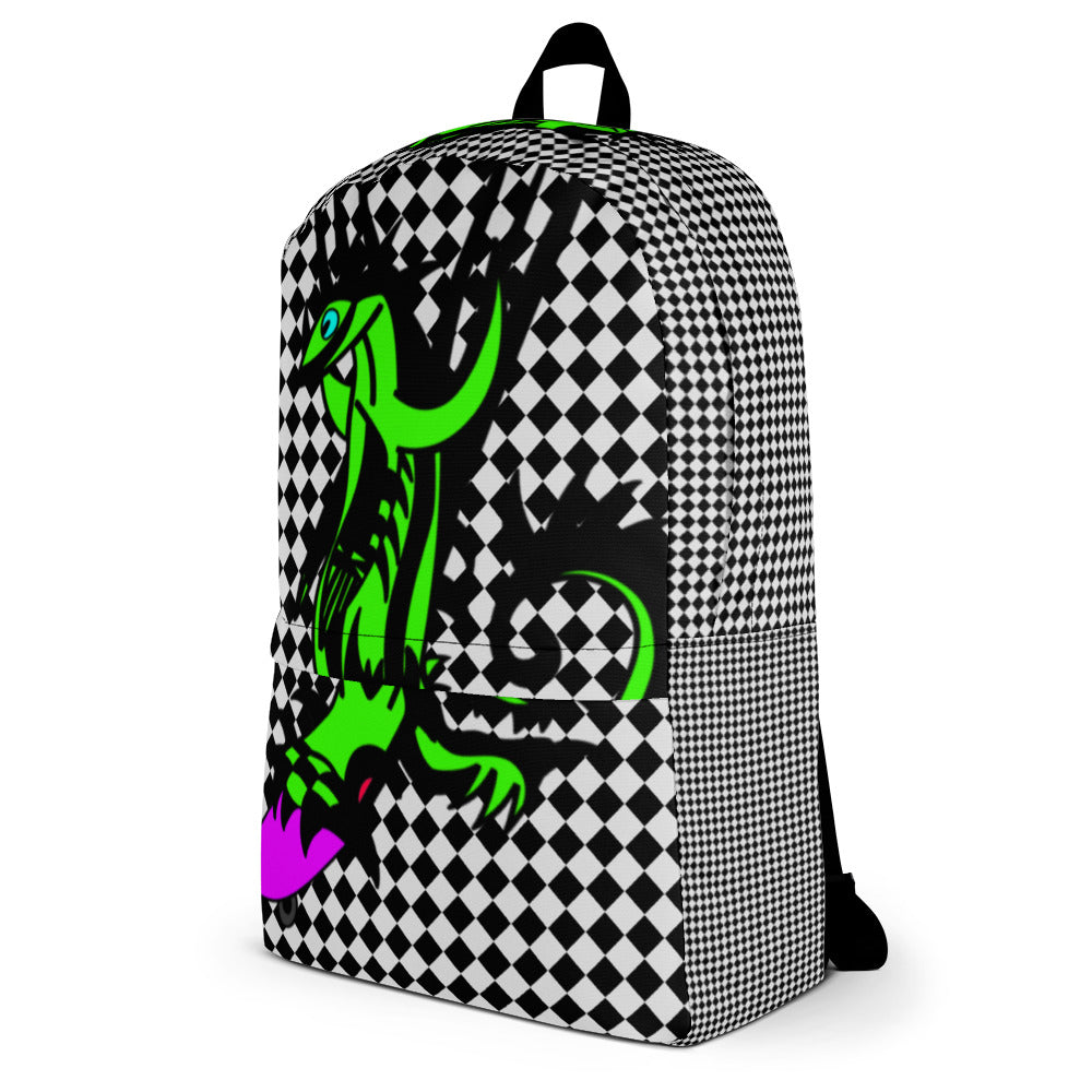 tron riding skate board backpack