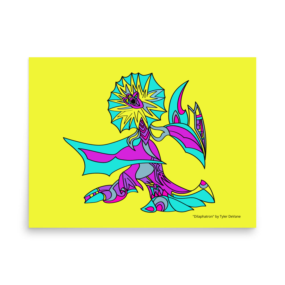 "Dilaphatron" Poster by Tyler DeVane