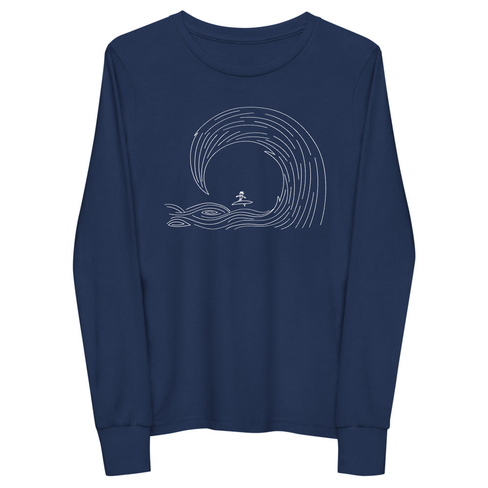 "Wave Rider" Youth long sleeve tee