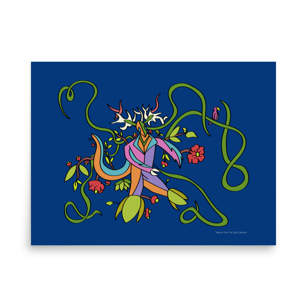 "Nature Tron" Poster by Tyler DeVane