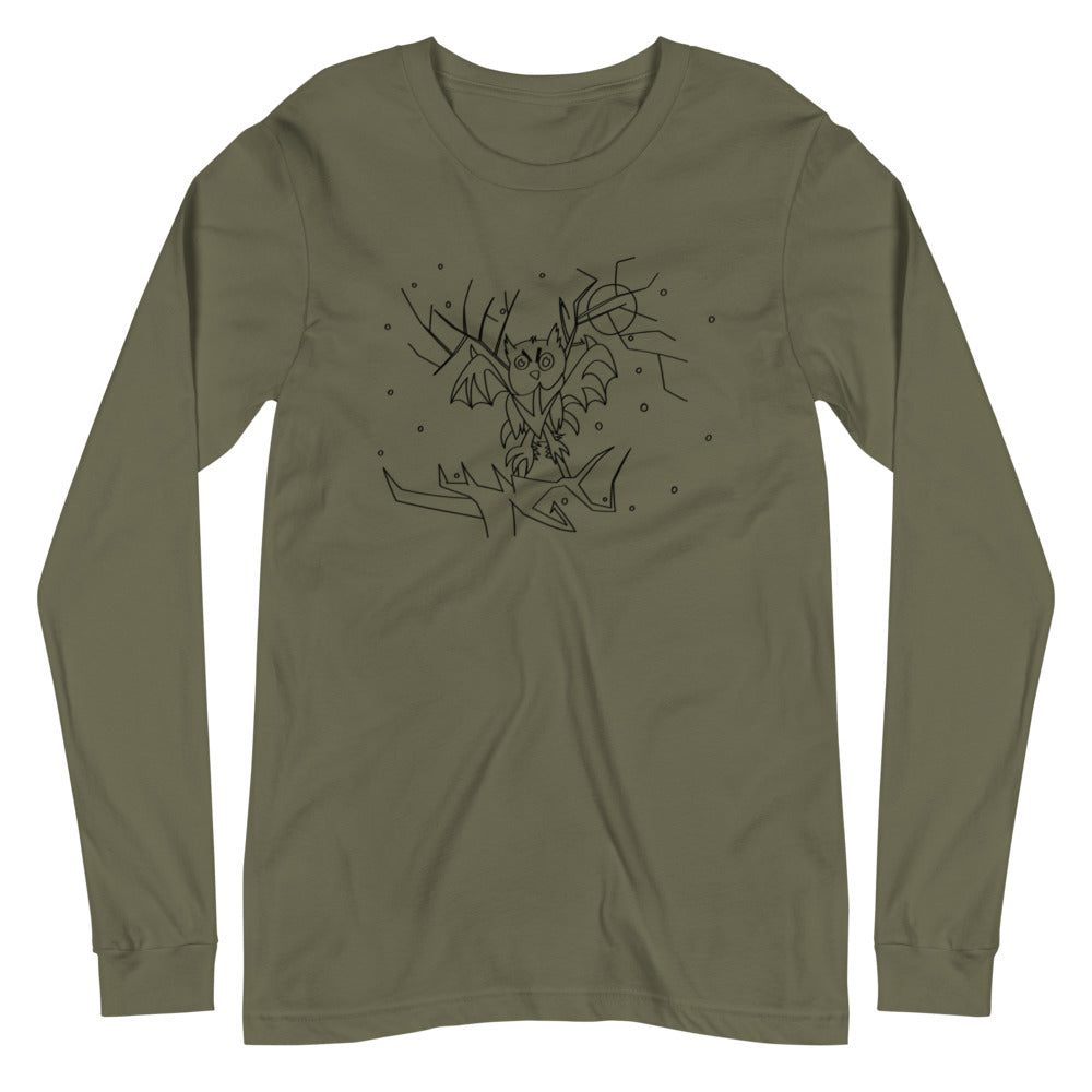 "Noctutron" Adult Unisex Long Sleeve Tee