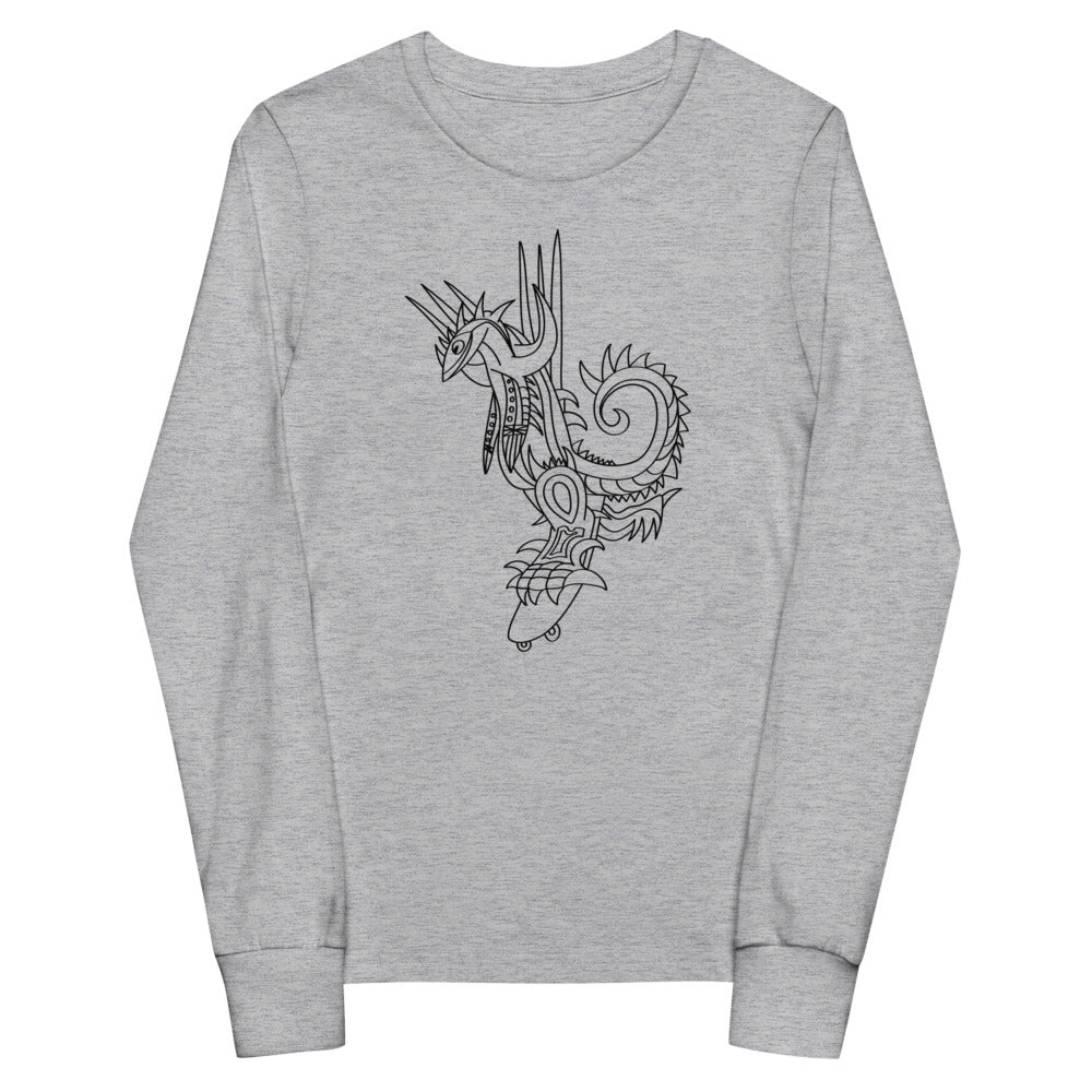 "Skatabelious" Youth long sleeve tee