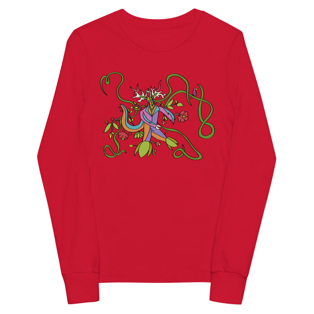 "Nature Tron" Youth long sleeve tee