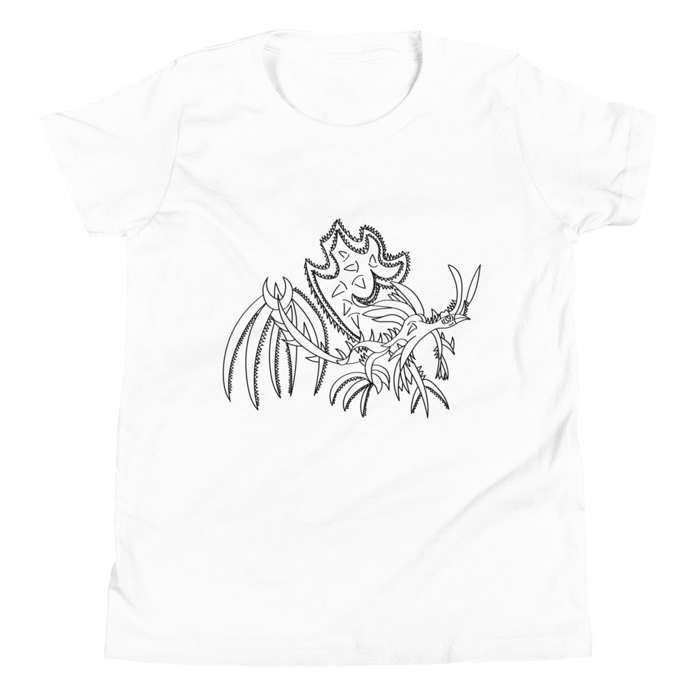 "Chicken Knifey Bird" Youth Short Sleeve T-Shirt